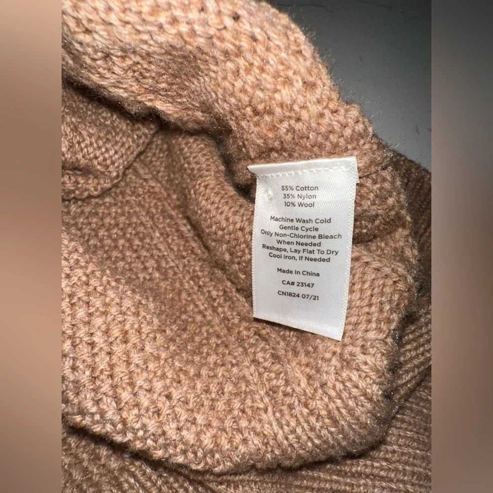 Have Tan Cable Knit Cardigan - Picture 4 of 6